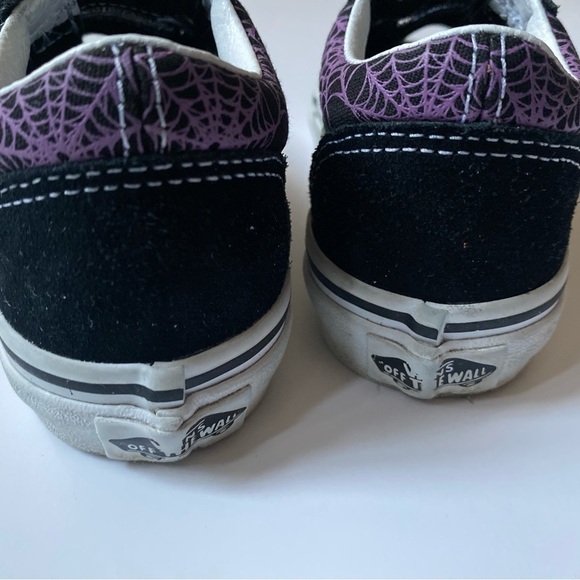 Vans Halloween spider web low top sneakers kids 11 - Picture 4 of 7